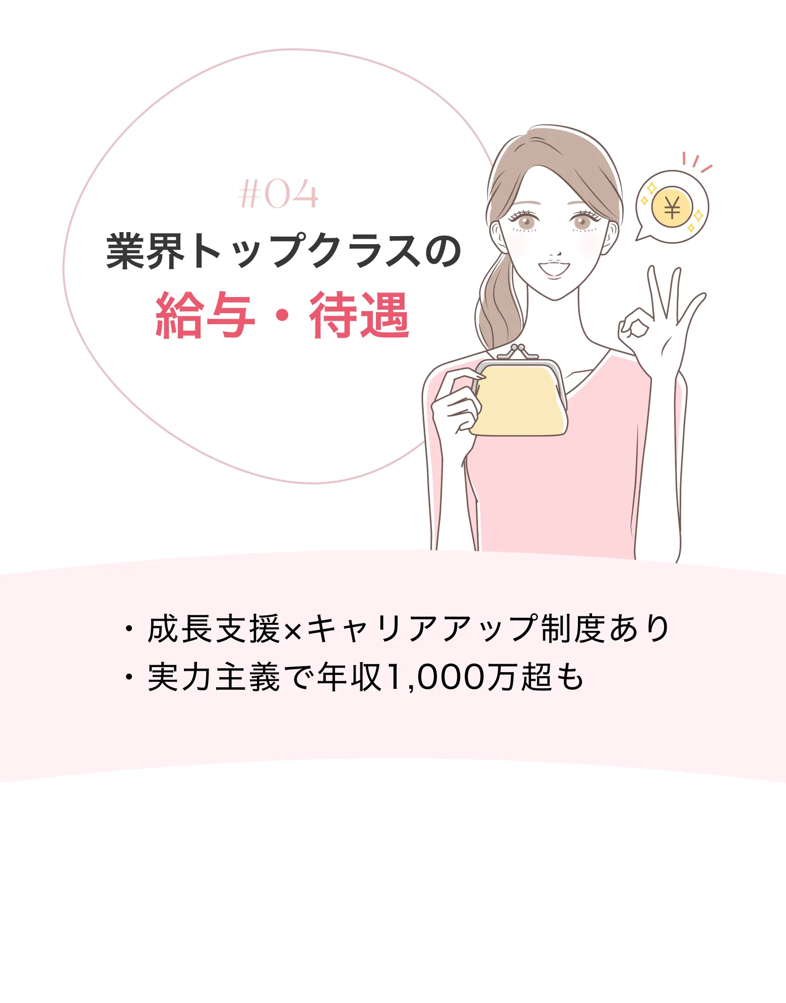 業界トップクラスの給与・待遇