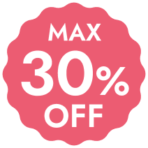 MAX30%OFF
